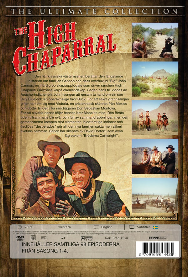 High Chaparral: Complete Series (30 DVD)