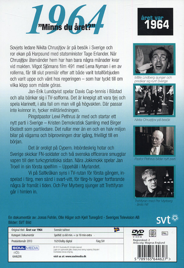 Året var 1964 (DVD)