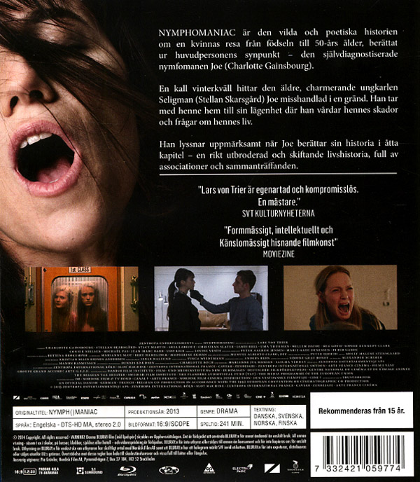 Nymphomaniac (2 Blu-ray)