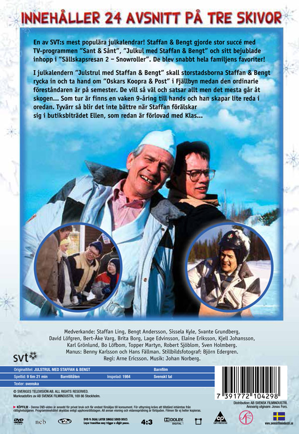 Julstrul Staffanin & Bengtin kanssa 1984 (3 DVD)