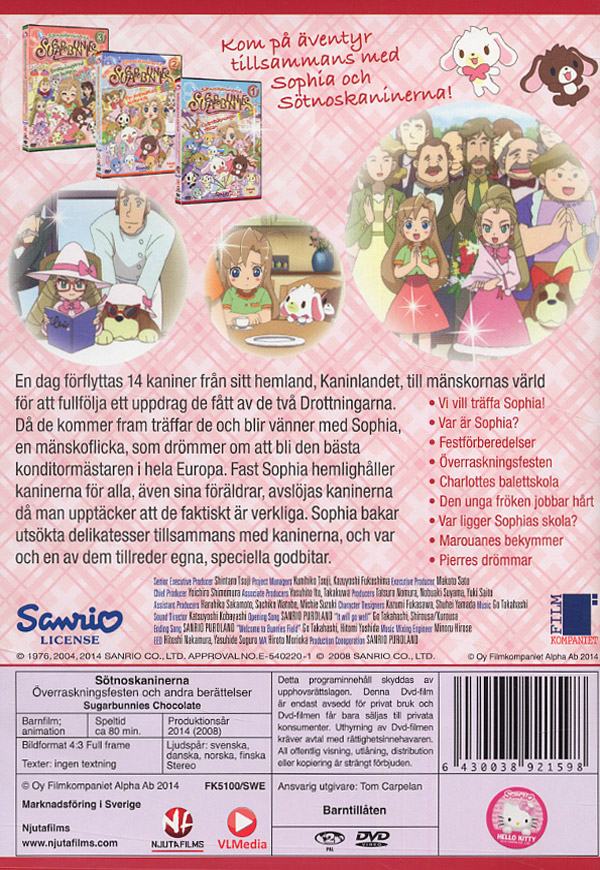 Sötnoskaninerna 1 / Överraskningsfesten (DVD)