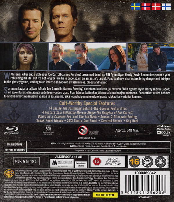 The Following / Kausi 2 (3 Blu-ray)