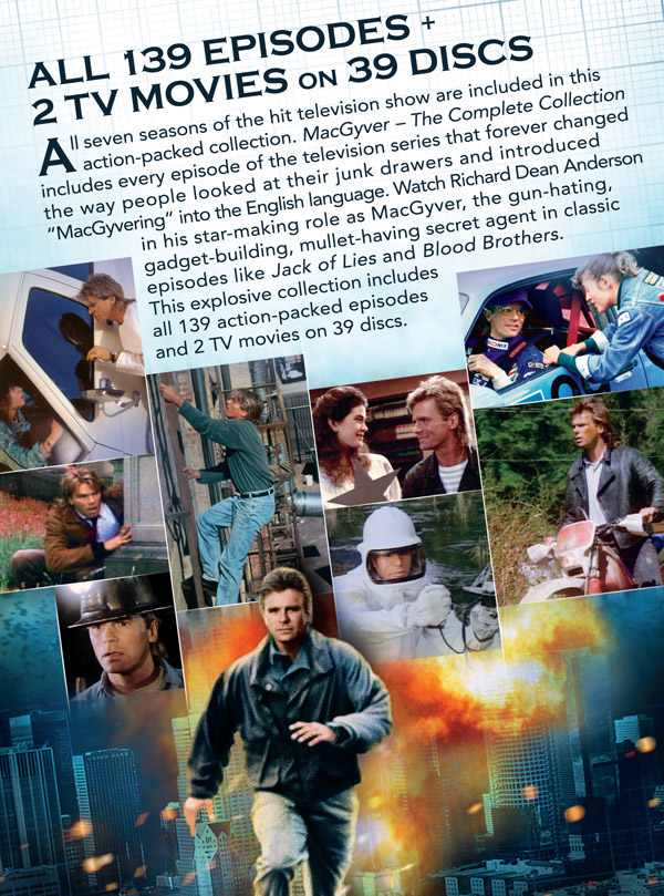 MacGyver: Complete Collection (39 DVD / Jubilæumsudgave)