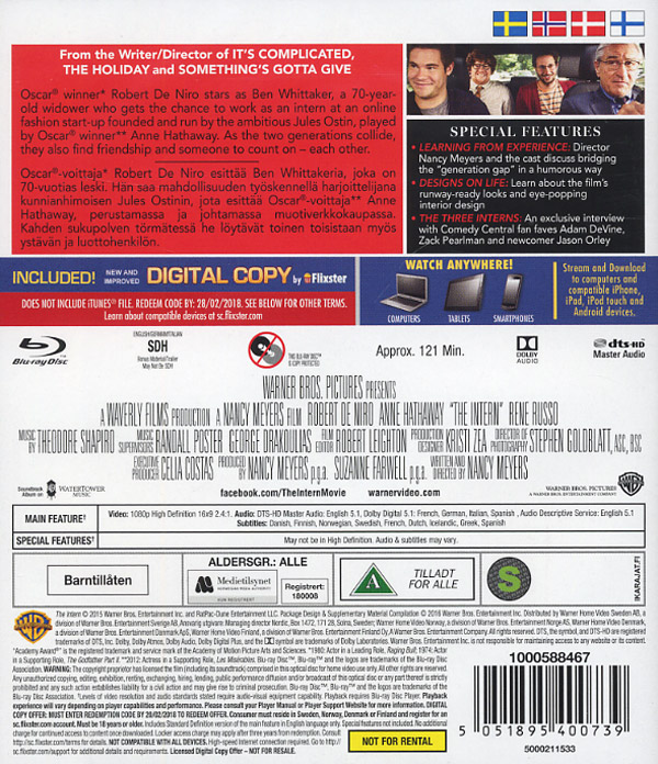The Intern (Blu-ray)