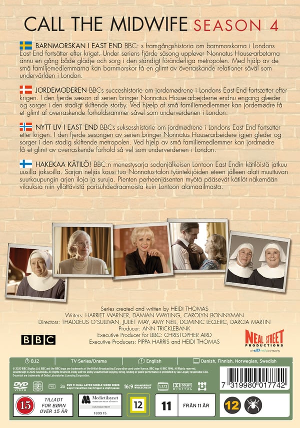 Jordemoderen i East End: Sæson 4 (3 DVD)