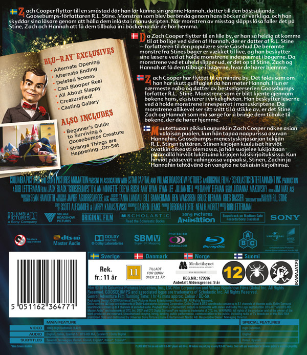 Goosebumps (Blu-ray)