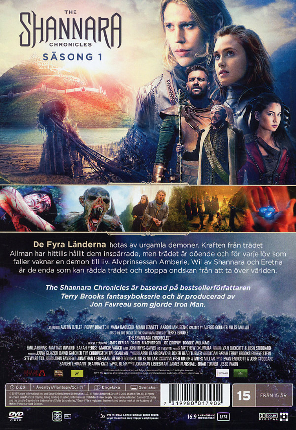 The Shannara Chronicles: Säsong 1 (3 DVD)