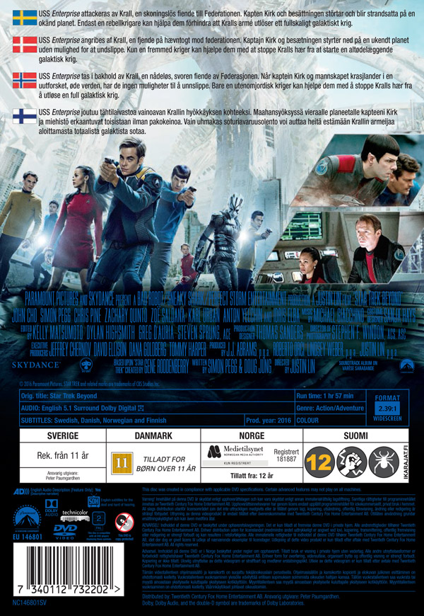 Star Trek 13 / Beyond / Star Trek Beyond (DVD)