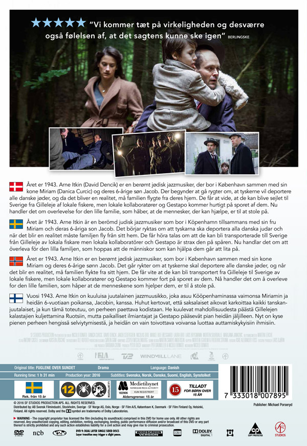 Flykten över sundet (DVD)