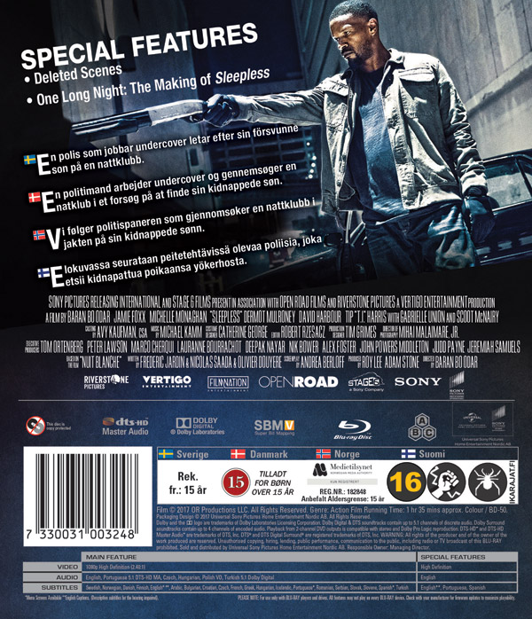 Sleepless (Blu-ray)