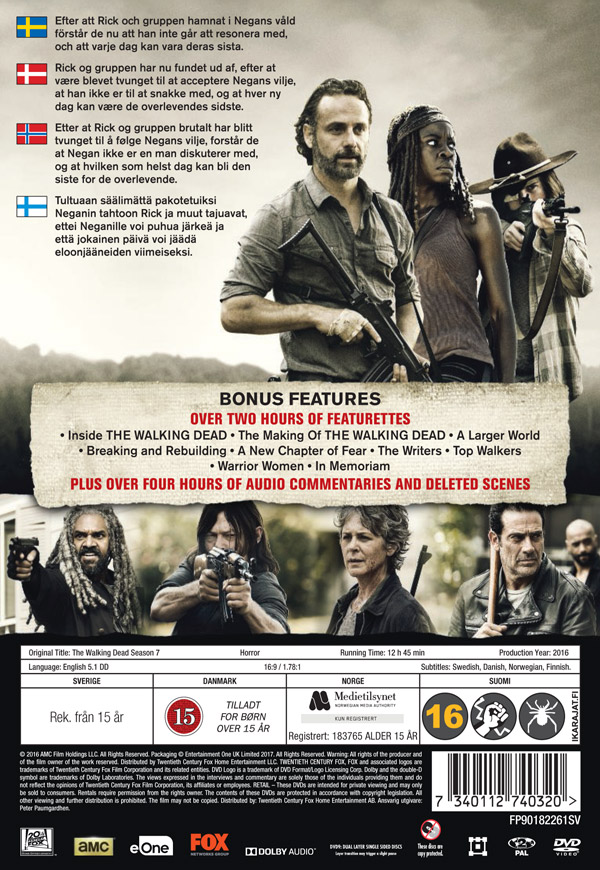 The walking dead / Säsong 7 (6 DVD)