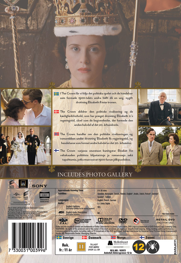 The Crown / Säsong 1 (4 DVD)