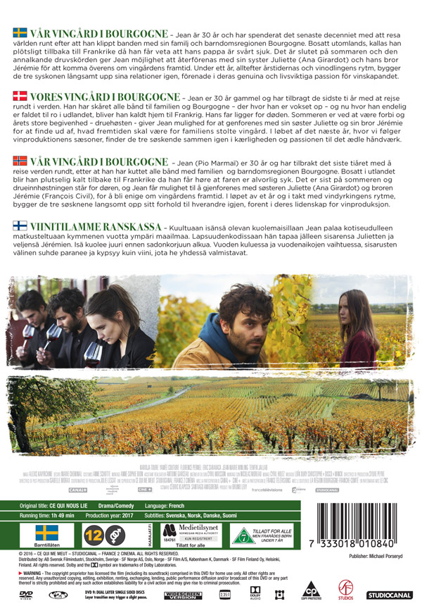 Back to Burgundy (DVD)