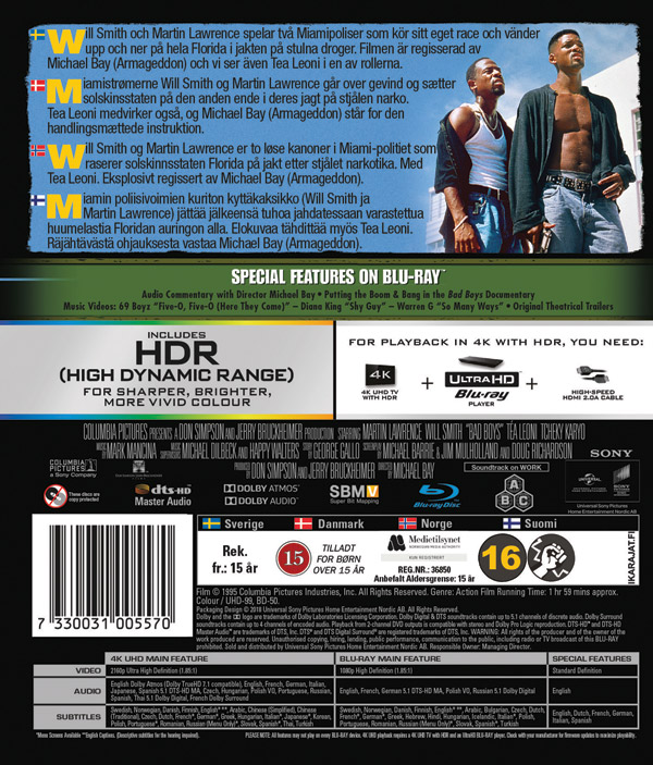 Bad boys 1 (4K UHD + Blu-ray)