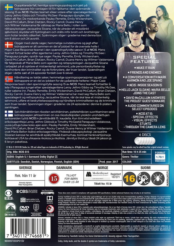 NCIS: Säsong 15 (6 DVD)