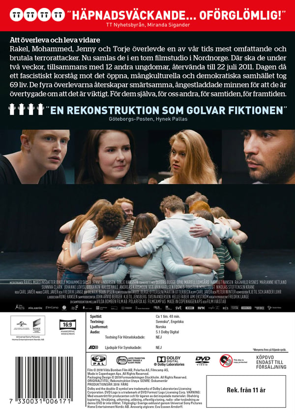 Rekonstruktion Utöja (DVD)