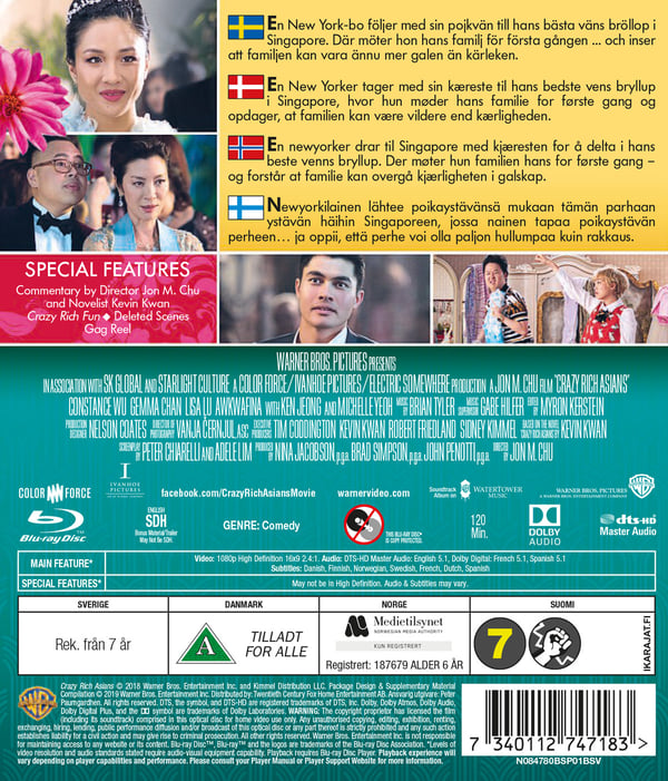 Crazy Rich Asians (Blu-ray)