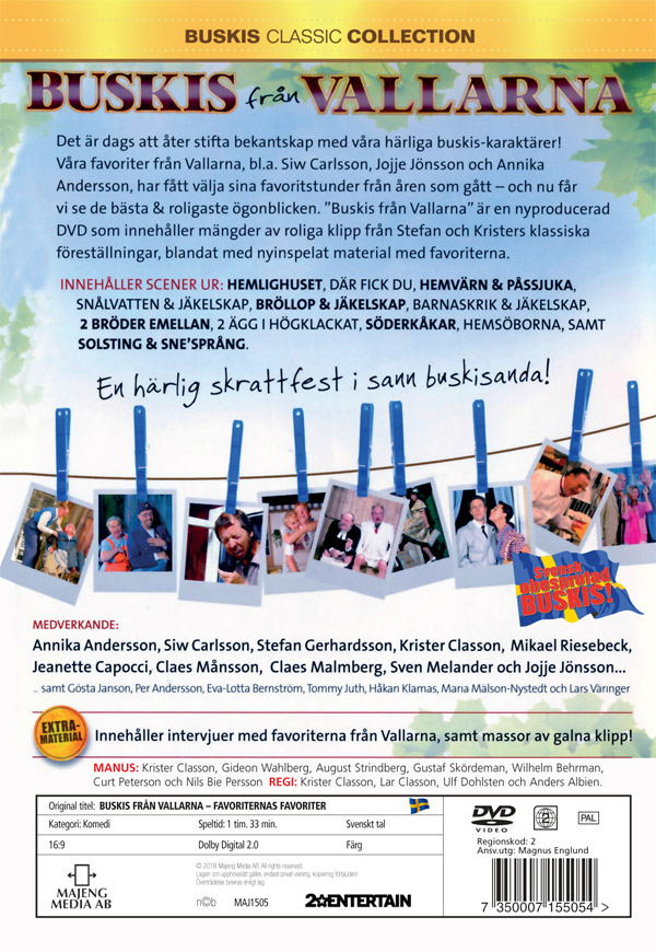 Buskis från Vallarna (DVD)