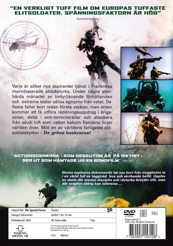 De gröna baskrarna (DVD)