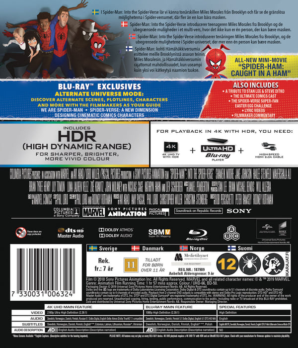 Spider-Man - Into the Spider-Verse (4K UHD + Blu-ray)