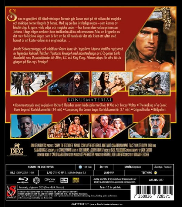 Conan ødelæggeren (Blu-ray / Restored Edition)