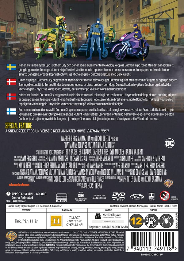 Batman & Teenage Mutant Ninja Turtles (DVD)