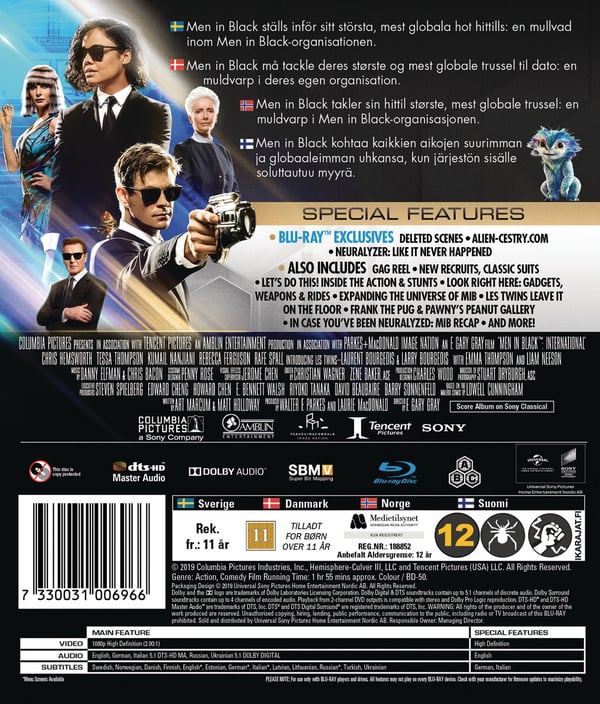 Men in Black 4 - International (Blu-ray)
