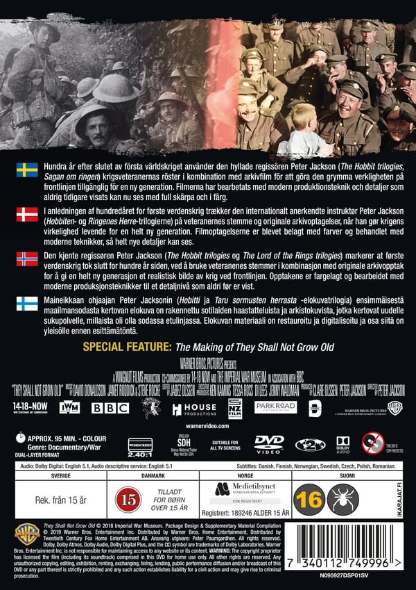 They Shall Not Grow Old (DVD)