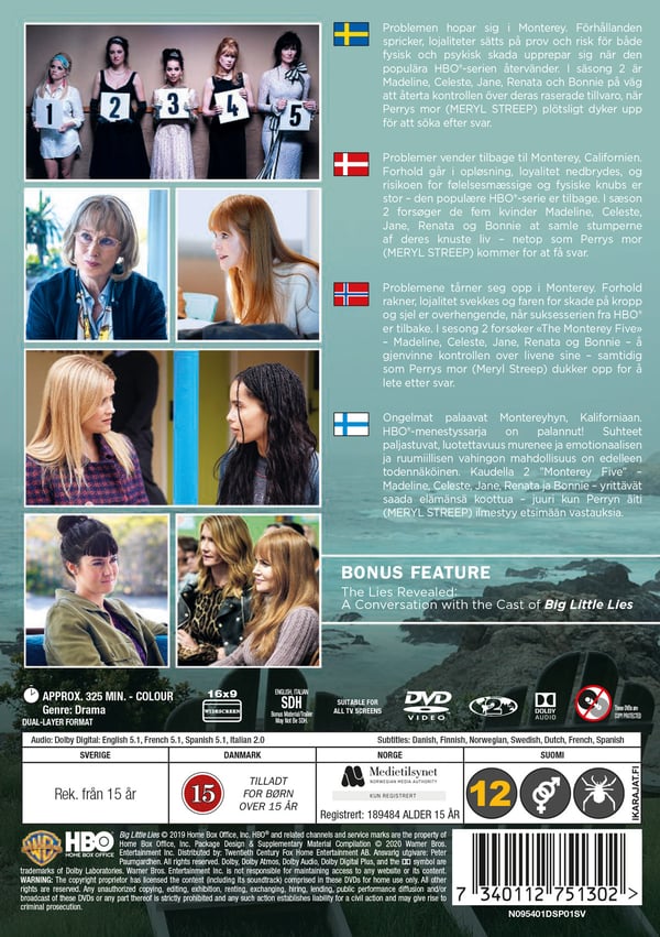 Big Little Lies: Säsong 2 (2 DVD)