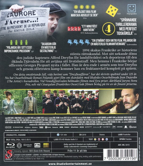 En officer og spion (Blu-ray)