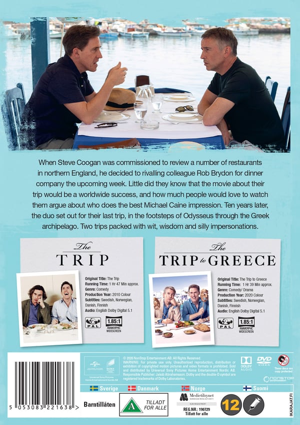 The trip + The trip to Greece (2 DVD)