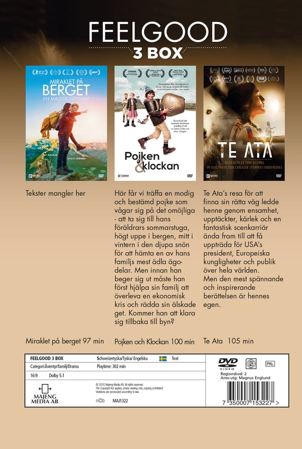 Feelgood box - 3 filmer (3 DVD)