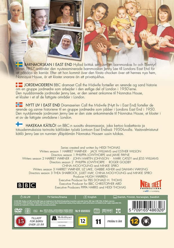 Kätilö East Endissä: Kausi 1-3 (8 DVD)