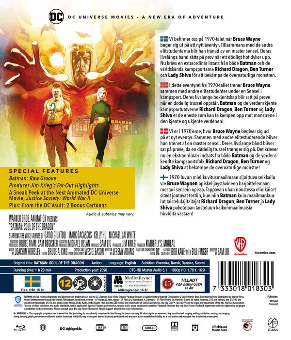 Batman - Soul of the Dragon (Blu-ray)