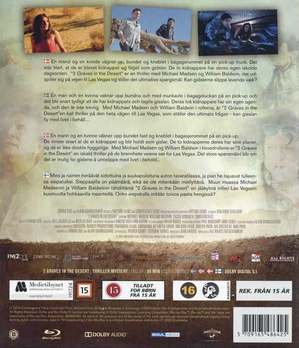 2 Graves In the Desert (Blu-ray)