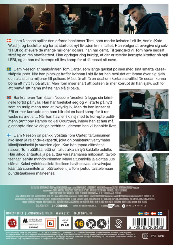 Honest Thief (DVD)