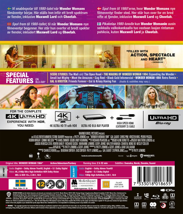 Wonder Woman 1984 (4K UHD + Blu-ray)