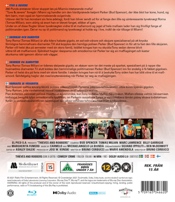 Rosvot ja ryövärit / Thieves and robbers (Blu-ray)