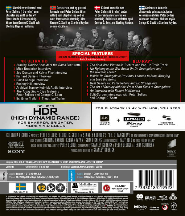 Dr Strangelove (4K UHD + Blu-ray)