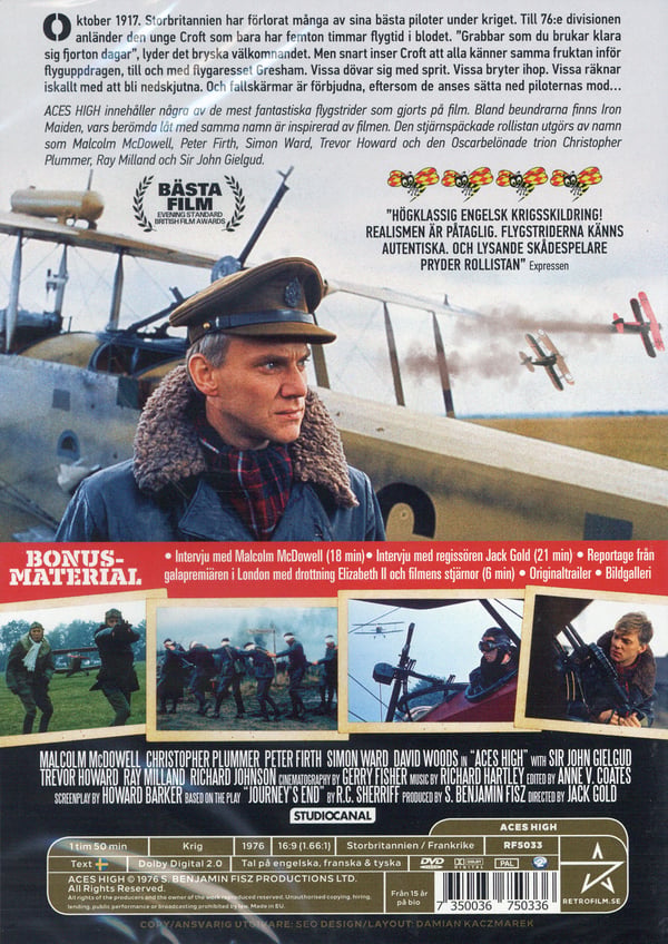Helvetet i skyn / Aces High (DVD / Restored Edition)