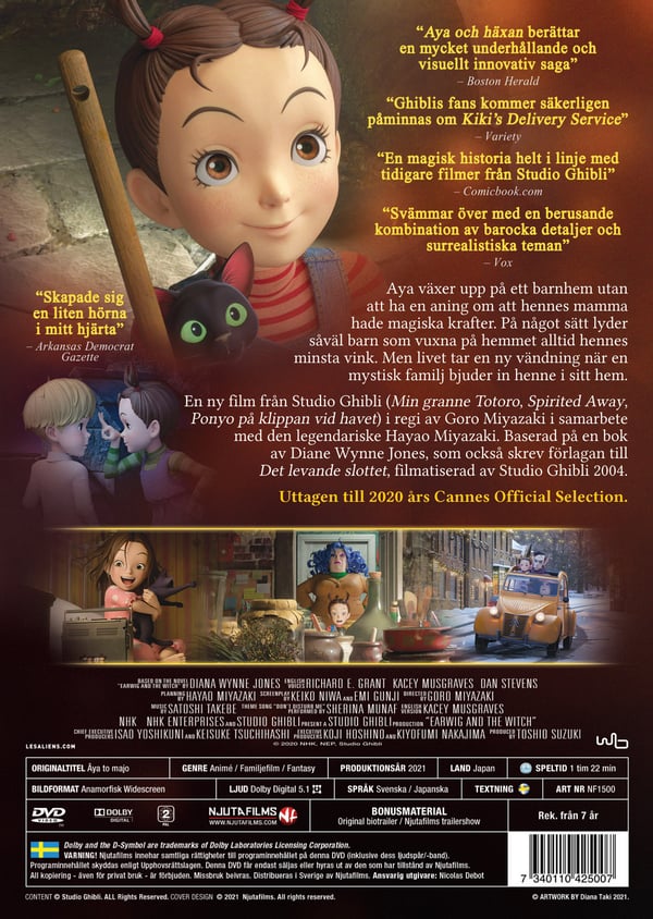 Aya og heksen (DVD)