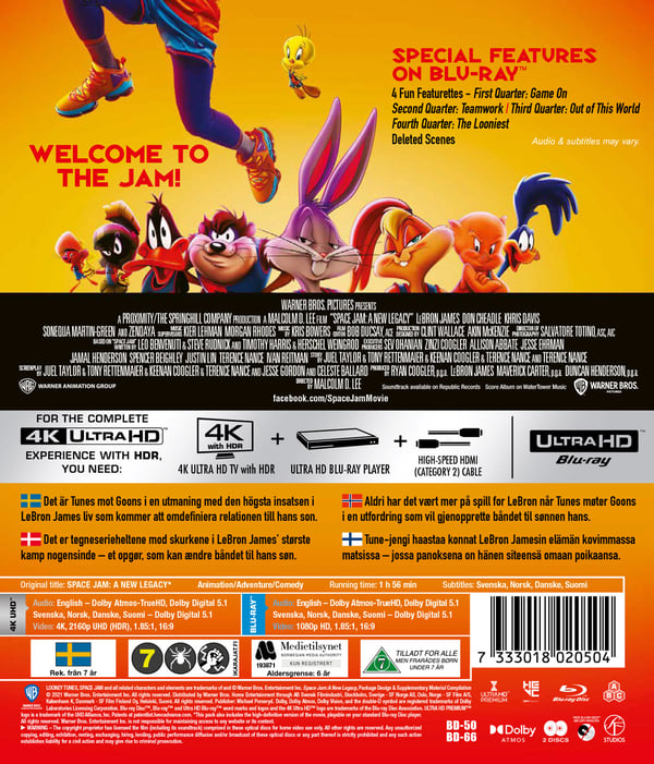 Space Jam - A new legacy (4K UHD + Blu-ray)