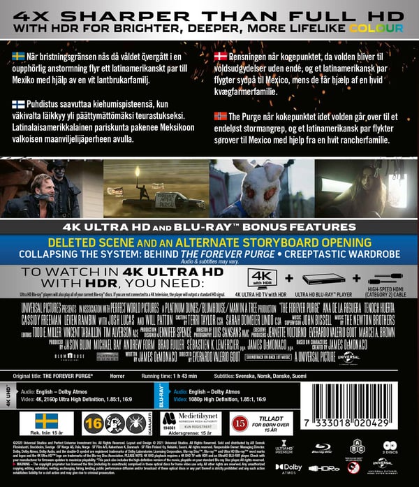 Purge 5: Forever Purge (4K UHD + Blu-ray)