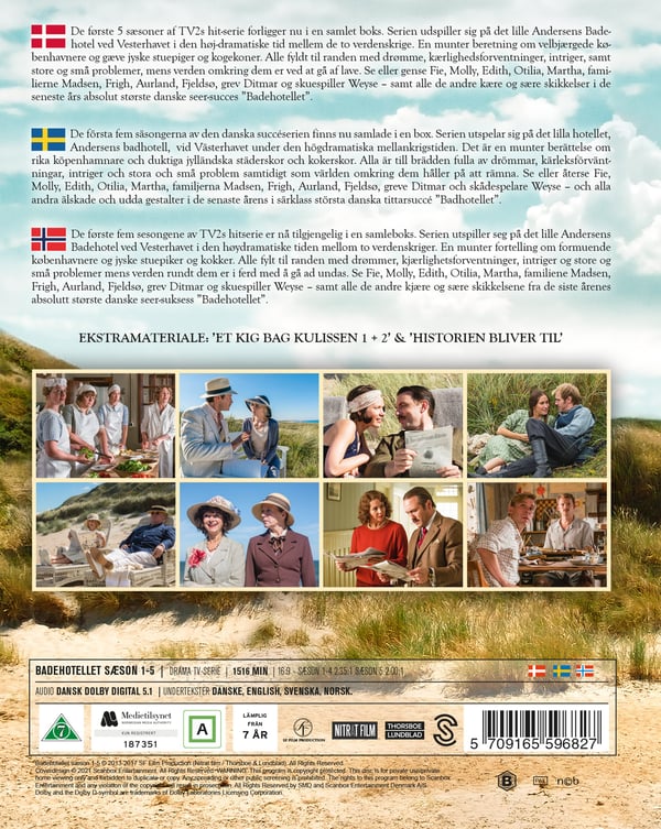 Badhotellet: Säsong 1-5 / Badehotellet (10 Blu-ray)
