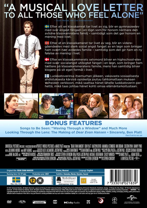 Dear Evan Hansen (DVD)