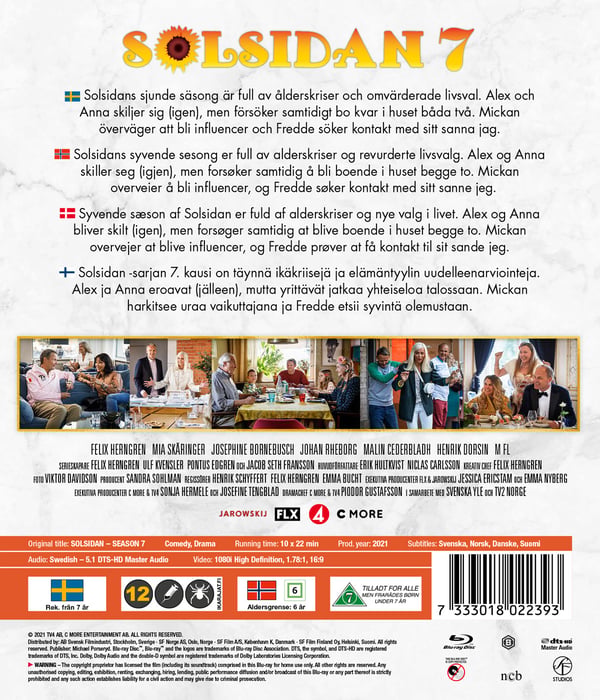 Solsidan: Säsong 7 (Blu-ray)