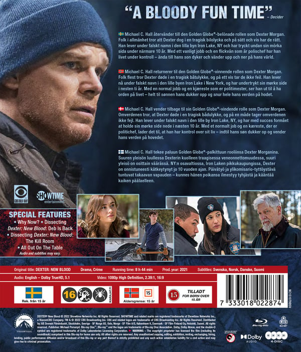 Dexter - New blood (4 Blu-ray)