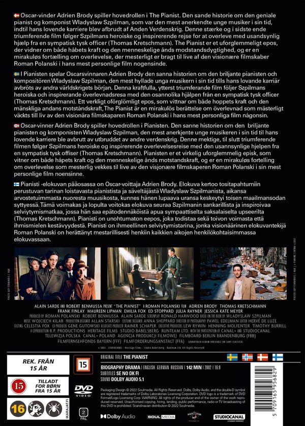 Pianisten / The Pianist (DVD)