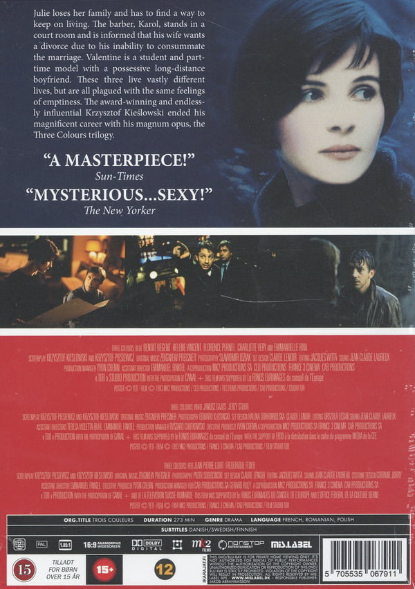 Three Colours Box / Sininen - Valkoinen - Punainen (3 DVD)