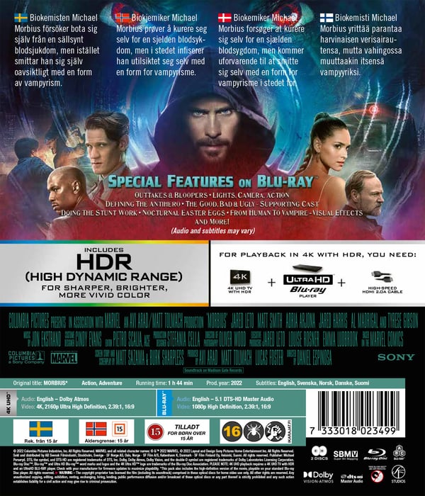 Morbius (4K UHD + Blu-ray)